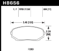 Picture of Hawk 07-15 Ford Edge - 07-15 Lincoln MKX - 07-17 Mazda CX-9 LTS Street Front Brake Pads