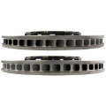 Picture of StopTech 08-16 Mitsubishi Lancer Evo X AeroRotor 2pc Drilled Front Rotor Pair
