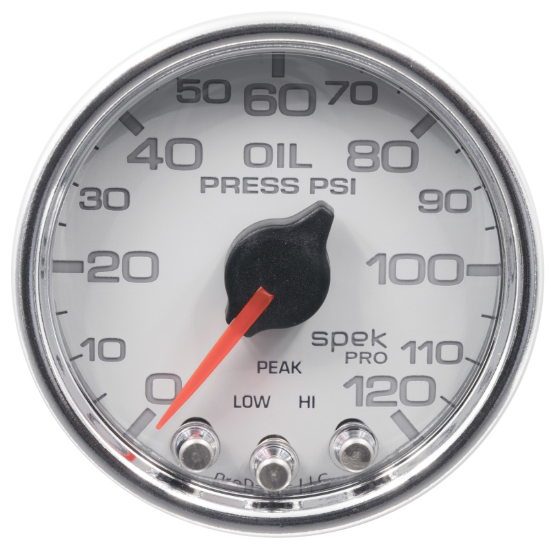 Picture of Autometer Spek-Pro 2-1-16in 0-120 PSI Digital Stepper Motor w-Peak & Warn Oil Pressure Gauge