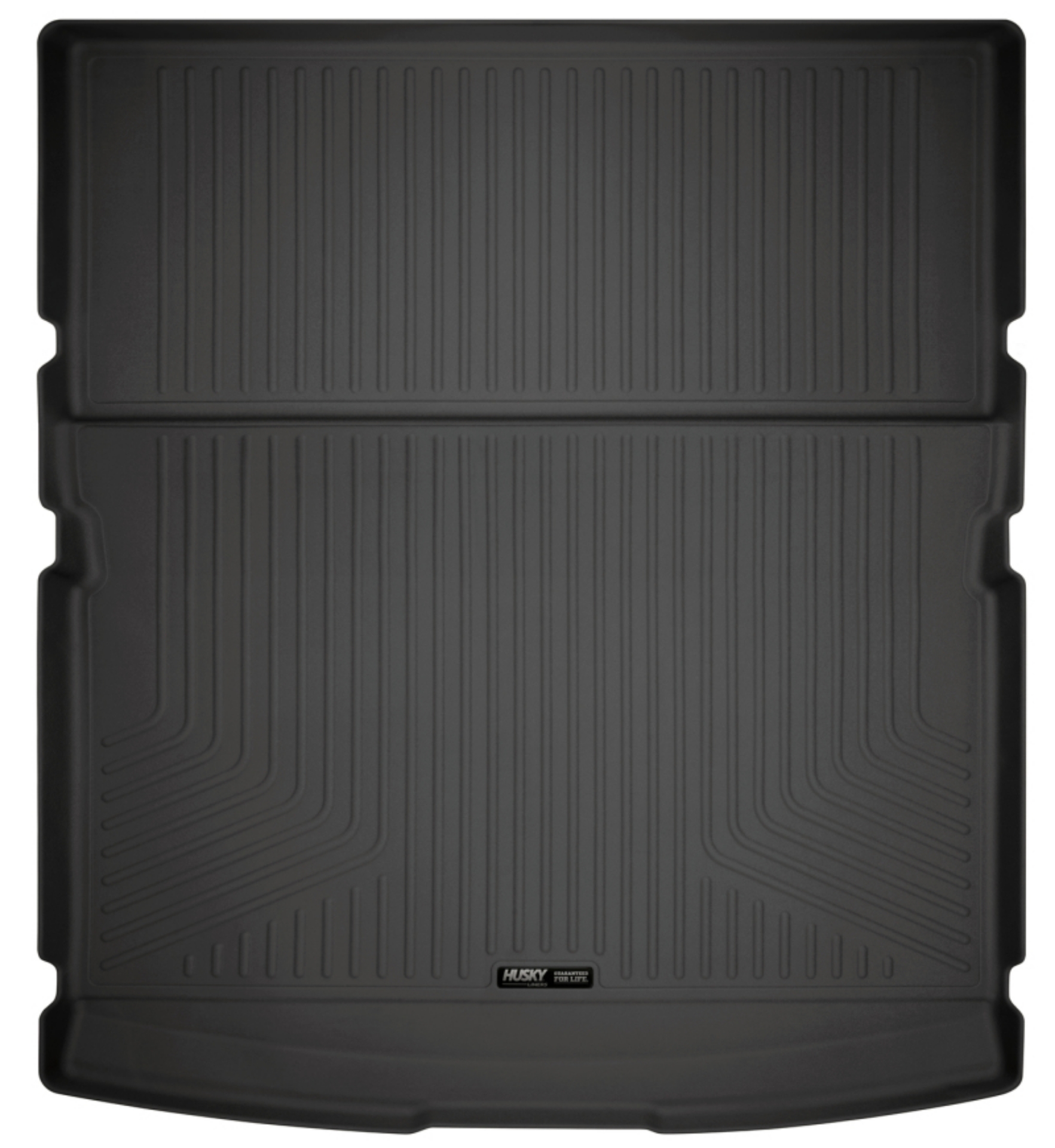 Picture of Husky Liners 18-22 Ford Expedition Max WeatherBeater Black Rear Cargo Liner Behind 3rd Row Seat