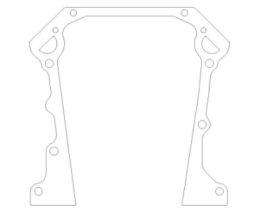 Picture of Cometic 65-91 Dodge V8 5-2L R-3 W-2 Timing Cover Gasket Set 0-018in AFM