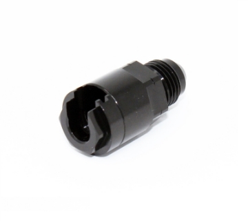 Picture of Torque Solution Locking Quick Disconnect Adapter Fitting: 5-16in SAE to -8AN Male Flare