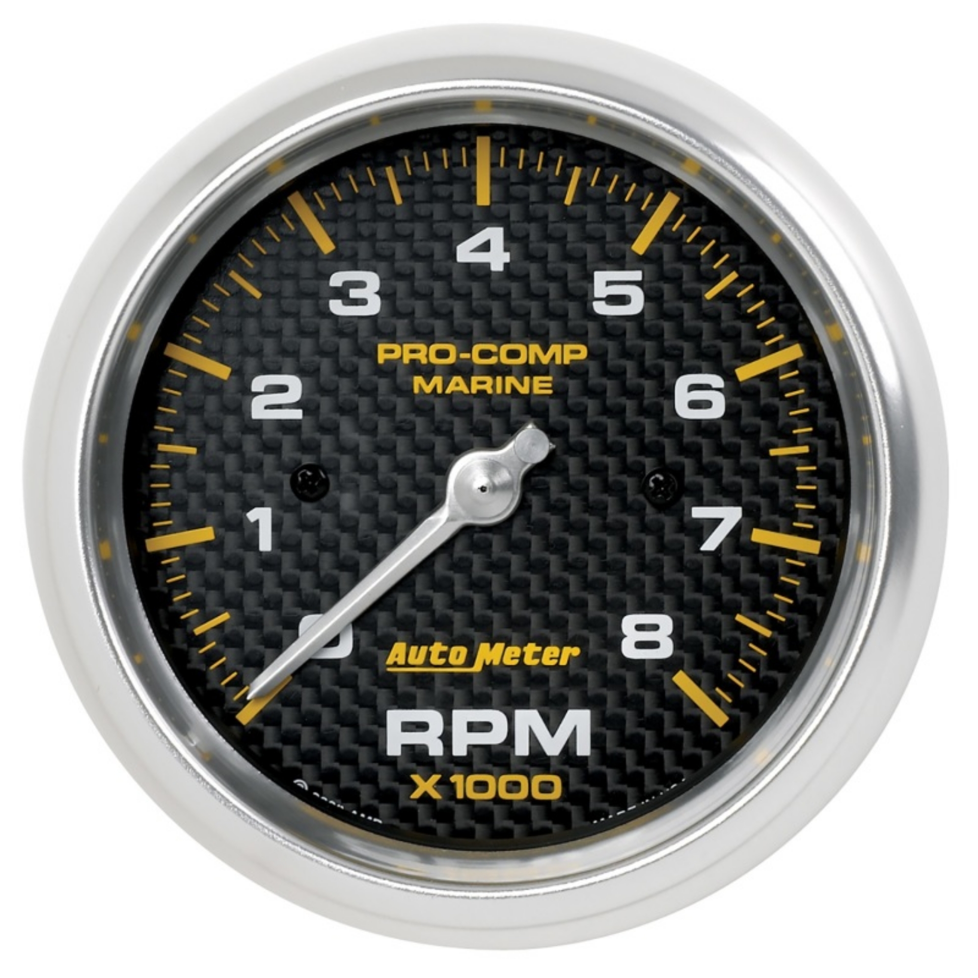 Picture of Autometer Marine Carbon Fiber 3-3-8in 8k RPM Tachometer