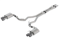 Picture of Borla 2018 Ford Mustang GT 5-0L AT-MT 3in S-Type Catback Exhaust Carbon Fiber Tips w- Valves