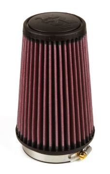 Picture of K&N Filter Universal Rubber Filter 3 1-2 inch Flange 4 5-8 inch Base 3 1-2 inch Top 7 inch Height