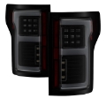 Picture of Spyder 15-17 Ford F-150 LED Tail Lights w-Blind Spot - Black Smoke ALT-YD-FF15015BS-LBLED-BSM
