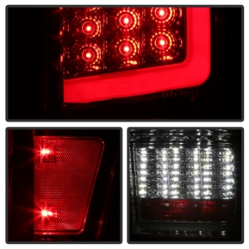 Picture of xTune 16-18 Toyota Tacoma Light Bar LED Tail Lights - Chrome ALT-JH-TTA16-LBLED-C