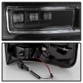 Picture of Spyder 04-08 Ford F-150 Projector Tail Lights - Light Bar DRL LED - Black ALT-YD-FF15004V2-LBLED-BK