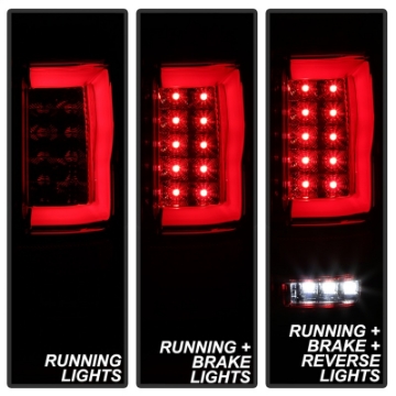 Picture of Spyder Ford F150 04-08 Styleside Tail Light V2 - LED - Red Clear ALT-YD-FF15004V2-LBLED-RC