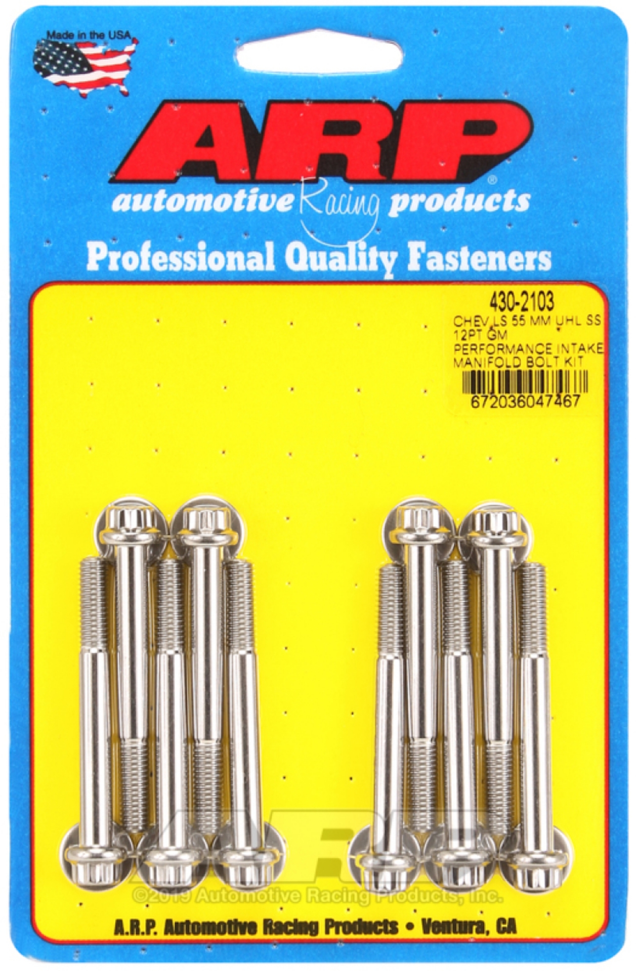 Picture of ARP Chevy LS 55mm UHL 12pt GM Performance Intake Manifold Bolt Kit