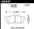 Picture of Hawk 92-98 Maxima - 93-01 Altima - 00 Infiniti I30 - 91-96 G20 - 99-01 G20 HPS Street Rear Brake Pad