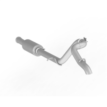 Picture of MBRP 2018 Jeep Wrangler JL 2-5in Single Rear Exit Cat Back Exhaust - Aluminized