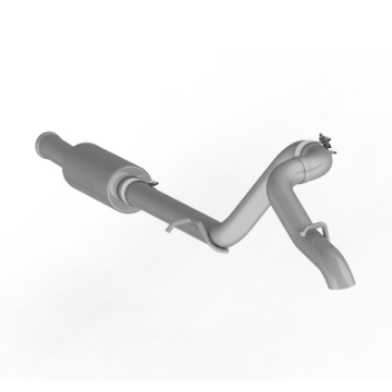 Picture of MBRP 2018 Jeep Wrangler JL 2-5in Single Rear Exit Cat Back Exhaust - Aluminized