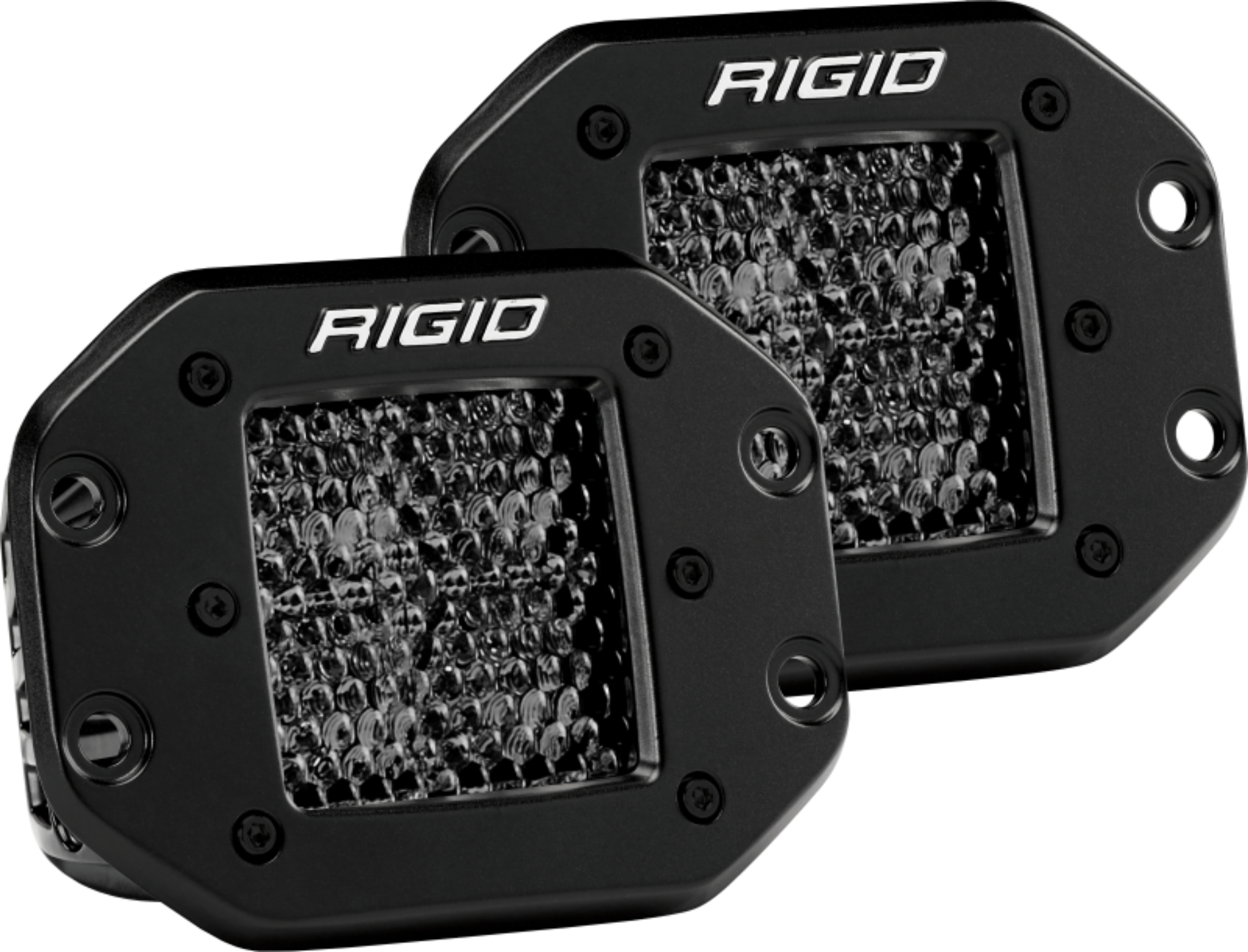 Picture of Rigid Industries D Series PRO Midnight Edition - Spot - Diffused - Pair