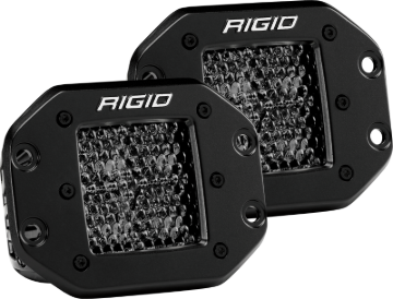 Picture of Rigid Industries D Series PRO Midnight Edition - Spot - Diffused - Pair