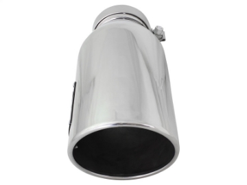 Picture of aFe Diesel Exhaust Tip Bolt On Polished 4in Inlet x 6in Outlet x 15in Long