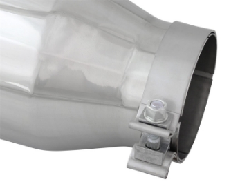 Picture of aFe Diesel Exhaust Tip Bolt On Polished 4in Inlet x 6in Outlet x 15in Long
