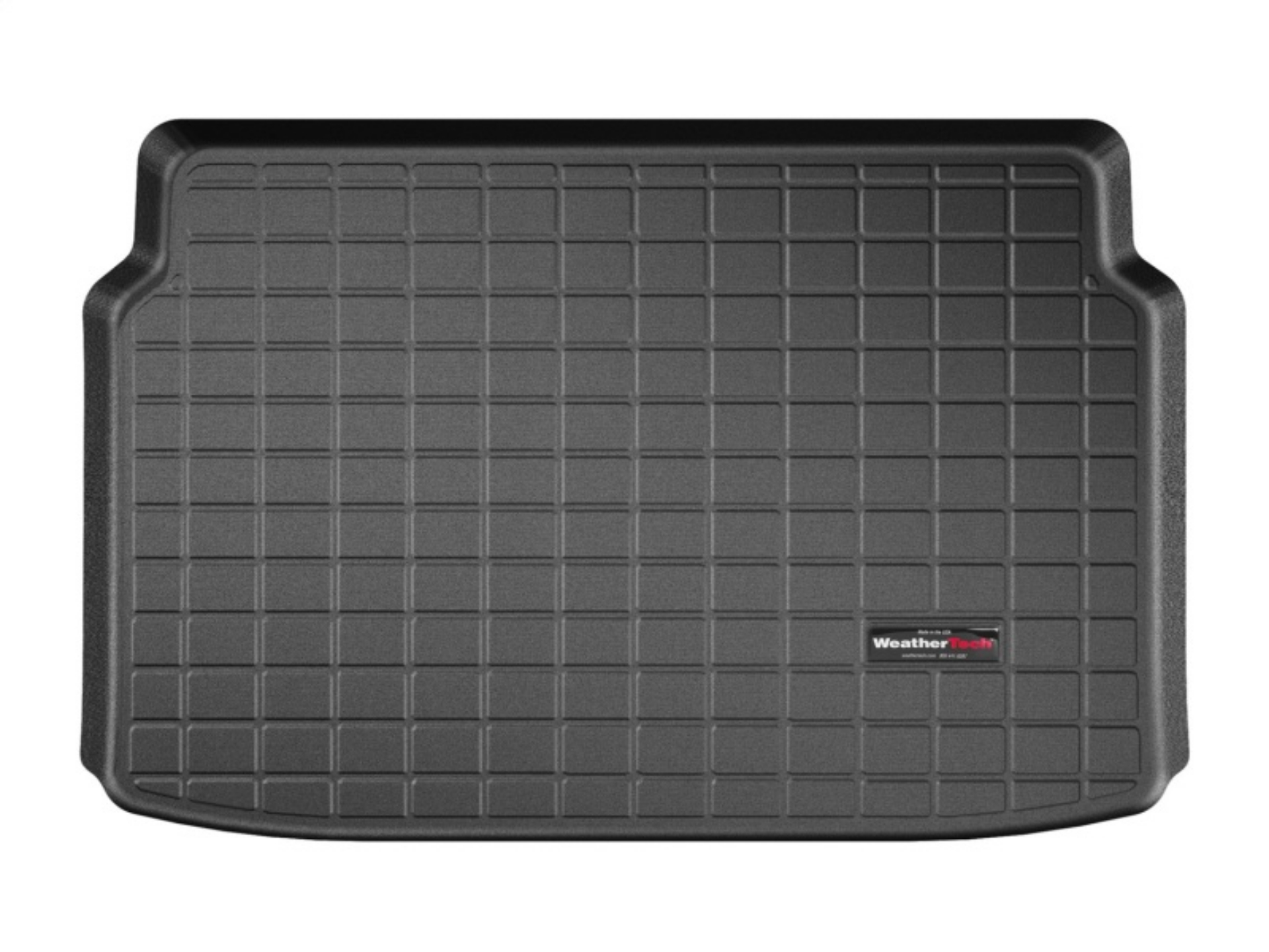Picture of WeatherTech 2018+ Ford EcoSport Cargo Liner - Black Fits w- Adjustable Cargo Floor in Middle