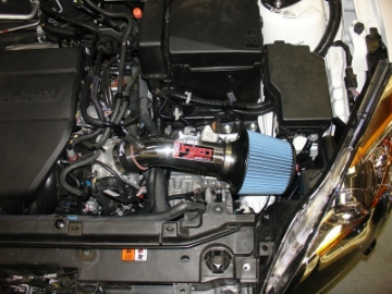 Picture of Injen 10-12 Mazda 3 2-5L-4cyl Black Cold Air Intake w- Silicone Intake Hose