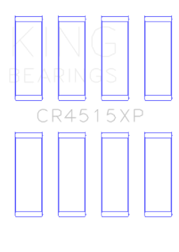 Picture of King Chrysler Ford  Mazda Duratec 121ci 2-0L 16v Connecting Rod Bearing Set - Set of 4