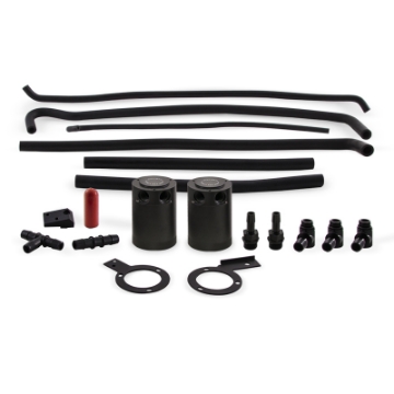Picture of Mishimoto 08-14 Subaru STI Baffled Oil Catch Can Kit - Black