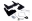 Picture of Rally Armor 15-21 Subaru WRX-STI Black UR Mud Flap w-Light Blue Logo