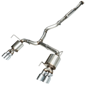 Picture of AWE Tuning 2015+ Subaru WRX VA Sedan Touring Edition Exhaust - Chrome Silver Tips 102mm