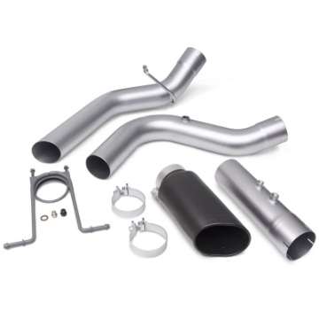 Picture of Banks Power 17+ GM Duramax L5P 2500-3500 Monster Exhaust System - SS Single Exhaust w- Black Tip