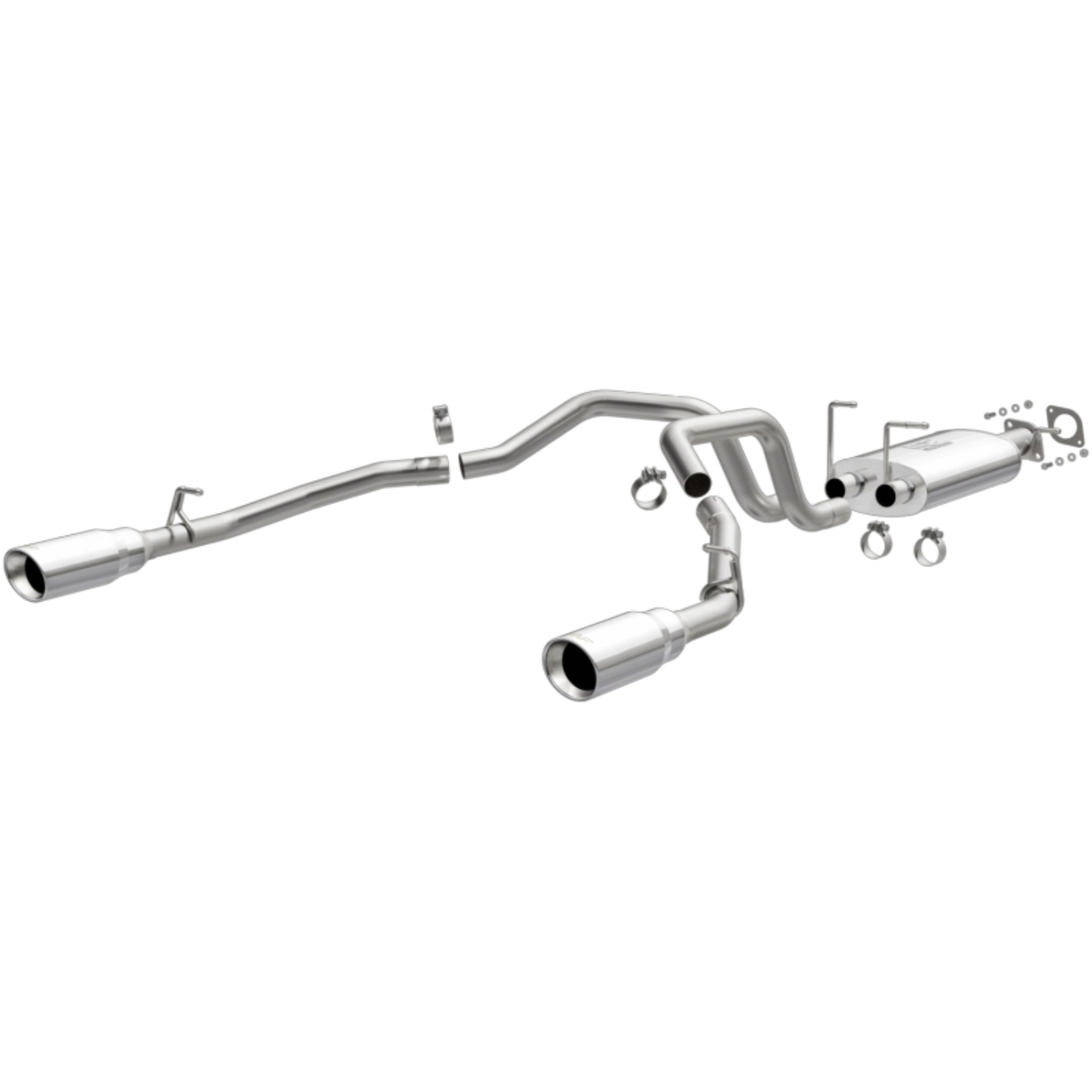 Picture of MagnaFlow 2019 Ram 1500 V8 5-7L Excl- Tradesman Polished 3in 409SS Cat-Back Exhaust System