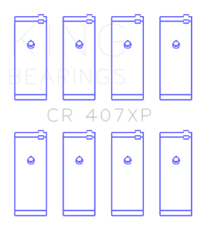 Picture of King Engine Bearings Nissan CA16DET-CA18DET-CA20ET Size -026 Connecting Rod Bearings Set of 4