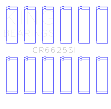 Picture of King Engine Bearings Chevrolet 262 Size -026 Connecting Rod Bearings Set of 6