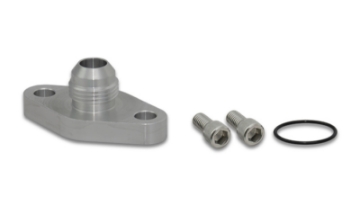 Picture of Vibrant Aluminum Oil Drain Flange w- -10 AN Male for Garrett GT6041