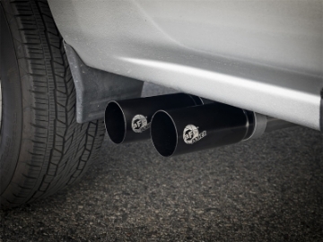 Picture of aFe Rebel Series 3in to 2-5in 409 SS Cat-Back Exhaust w- Black Tips 09-18 GM Silverado-Sierra 5-4L