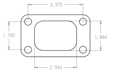 Picture of Cometic Turbo FLG T3-T4 Turbine Inlet Exhaust Gasket