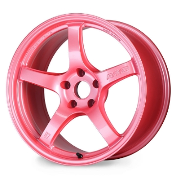Picture of Gram Lights 57CR 17x9-0 +12 5x114-3 Sakura Pink Wheel Special Order No Cancel