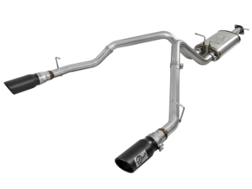 Picture of aFe MACH Force-Xp 3in 409 SS Cat-Back Exhaust 2019 RAM 1500 V8-5-7L w- Black Tip