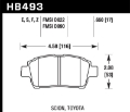 Picture of Hawk 04-07 xA-xB - 2000 MR2 Spyder D990 HPS Street Front Brake Pads