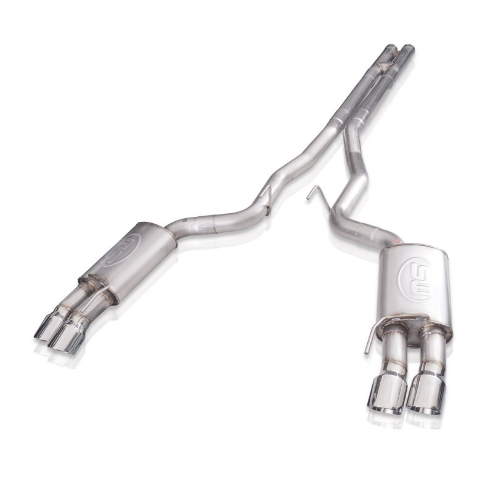 Picture of Stainless Works 18+ Ford Mustang GT Redline H-Pipe Performance Connect Cat-Back Exhaust