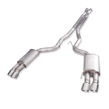 Picture of Stainless Works 18+ Ford Mustang GT Redline X-Pipe Performance Connect Cat-Back Exhaust