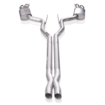 Picture of Stainless Works 18+ Ford Mustang GT Redline X-Pipe Performance Connect Cat-Back Exhaust
