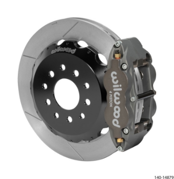 Picture of Wilwood Narrow Superlite 4R Rear Kit 12-88in Slotted Rotor Anodized 88-96 Chevy Corvette C4