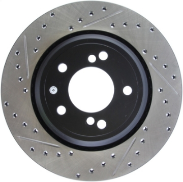 Picture of StopTech 00-03 BMW M5 E39 Slotted & Drilled Right Rear Rotor