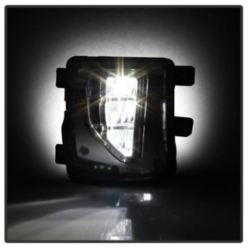 Picture of Spyder 16-18 Chevy Silverado 1500 OEM Style Full LED Fog Light w-Switch - Clear FL-CSIL16-LED-C