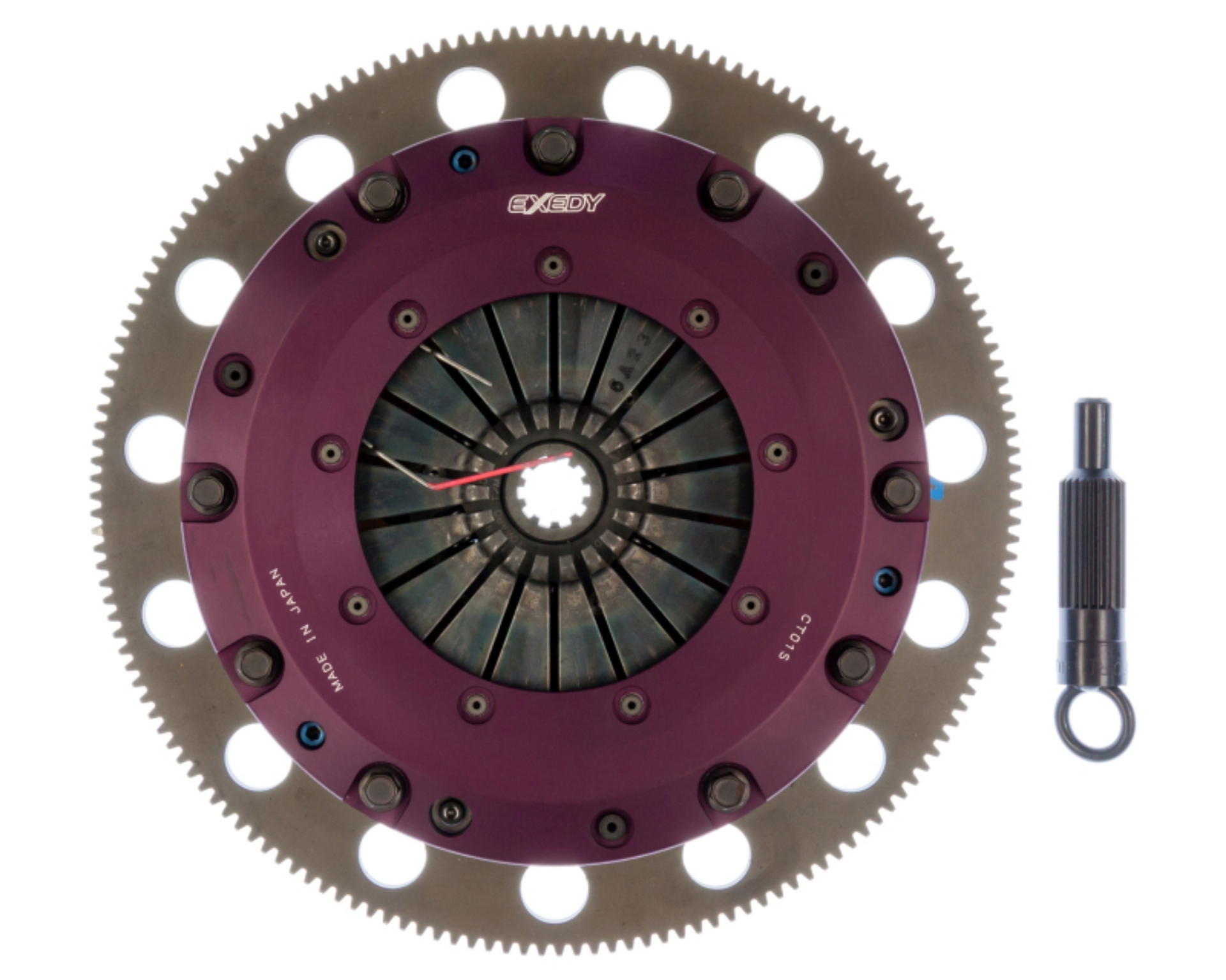 Picture of Exedy 96-16 Ford Mustang V8 Hyper Twin Cerametallic Sprung Disc Multi Clutch
