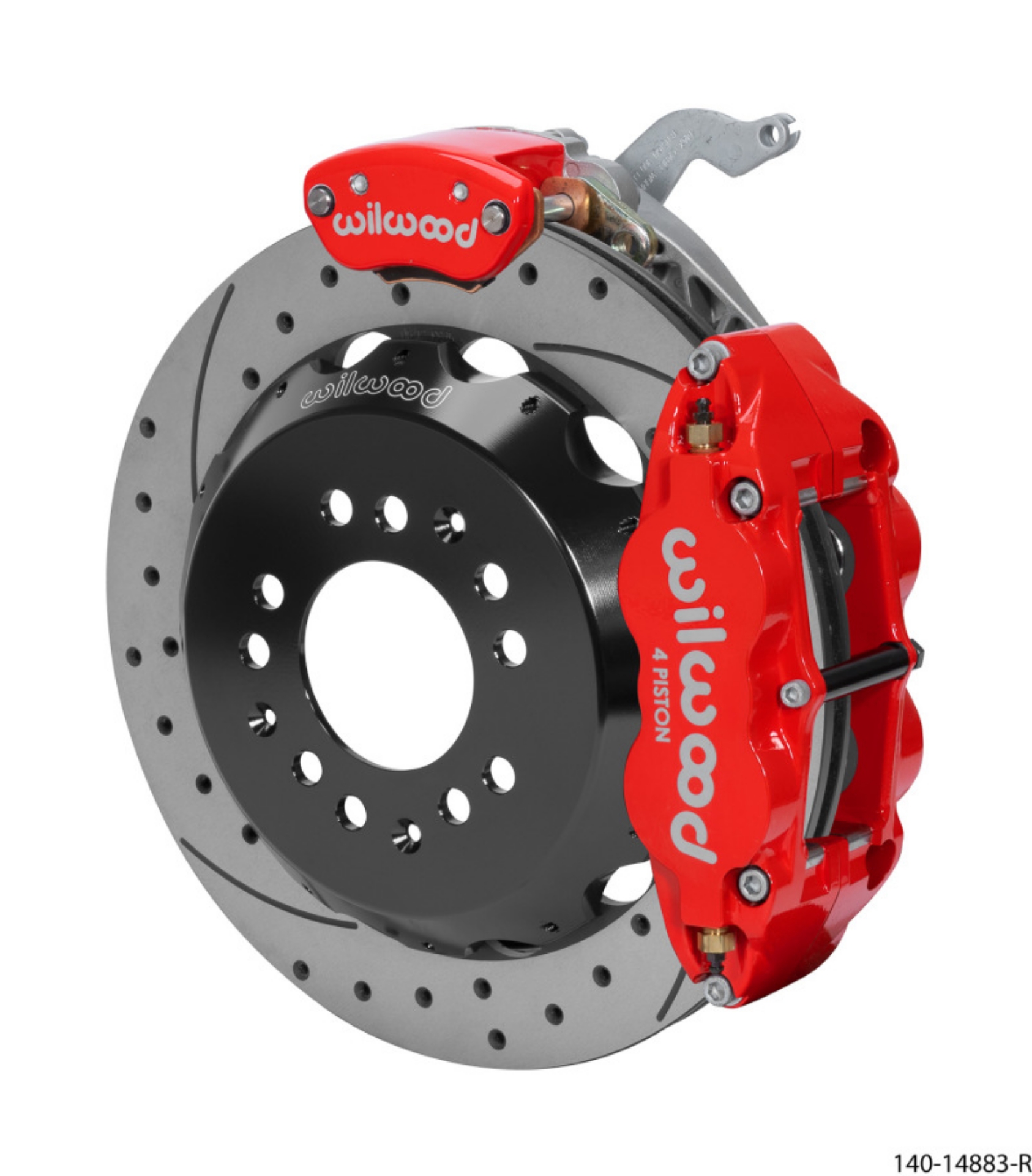 Picture of Wilwood Narrow Superlite 4R-MC4 Red Rear Kit 12-88in Drilled Rotor 88-96 Chevy Corvette C4