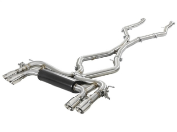 Picture of aFe MACH Force-Xp 3-5in 304 SS Cat-Back w-Polished Tips 15-18 BMW X5 M F85-X6 M F86 V8-4-4L S63