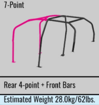 Picture of Cusco Steel Roll Cage 7-Point 4-5-Passenger Through Dash Mitsubishi Evo 10 CZ4A S-O - No Cancel