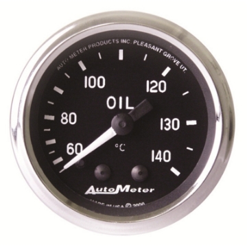 Picture of Autometer Cobra 2 1-16in 60-140 Deg Celsius Mechanical Oil Temperature Gauge
