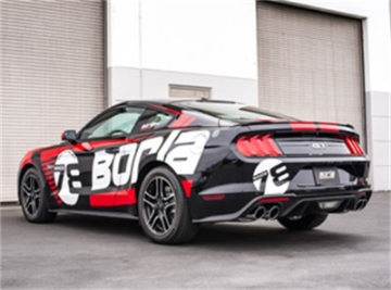 Picture of Borla 2018 Ford Mustang GT 5-0L AT-MT 2-5in S-Type Exhaust w- Valves Rear Section Only