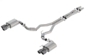 Picture of Borla 2018 Ford Mustang GT 5-0L AT-MT 3in S-Type Catback Exhaust w- Valves Carbon Fiber Black Tip